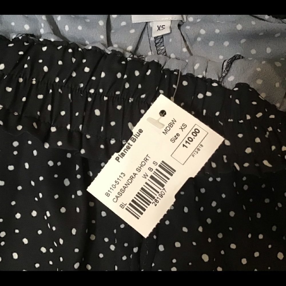Blue Life Polka Dot Cassandra Shorts NWT. - Picture 4 of 5